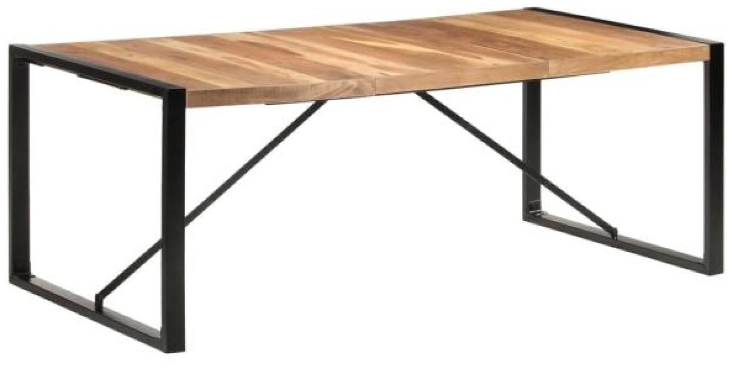 vidaXL Esstisch 200x100x75 cm Massivholz 321543 Bild 1