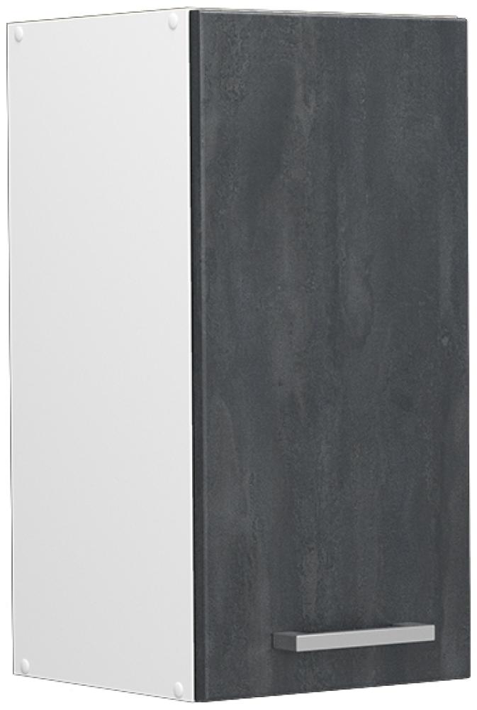 Vicco Hängeschrank R-Line Schwarz Beton Weiß 30 cm Bild 1