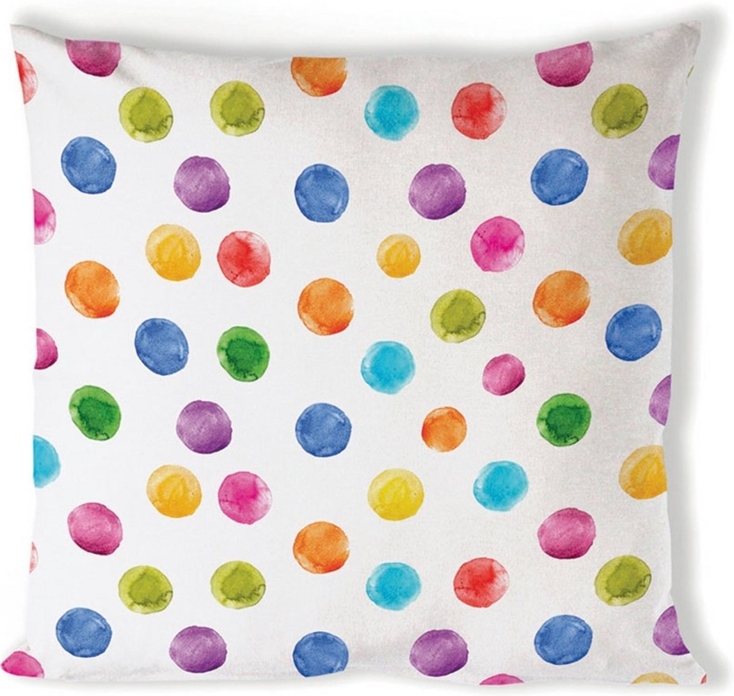 Ambiente® Dekokissen Polka Dots, Dekokissen Kissenbezüge ohne Füllung Baumwolle 40x40 cm Bild 1