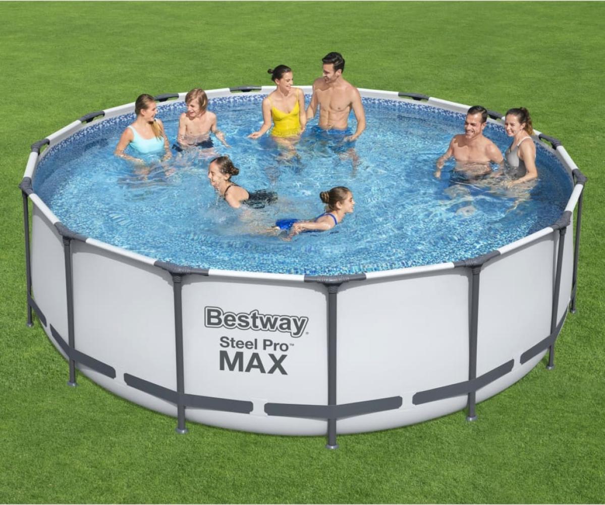 Bestway Pool-Set Steel Pro MAX Rund 457x122 cm 3202523 Bild 1