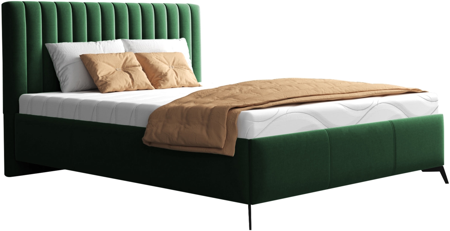 Polsterbett Manako mit Bettkasten und Kopfteil (Farbe: Fresh 13, Größe: 120x200) Bild 1