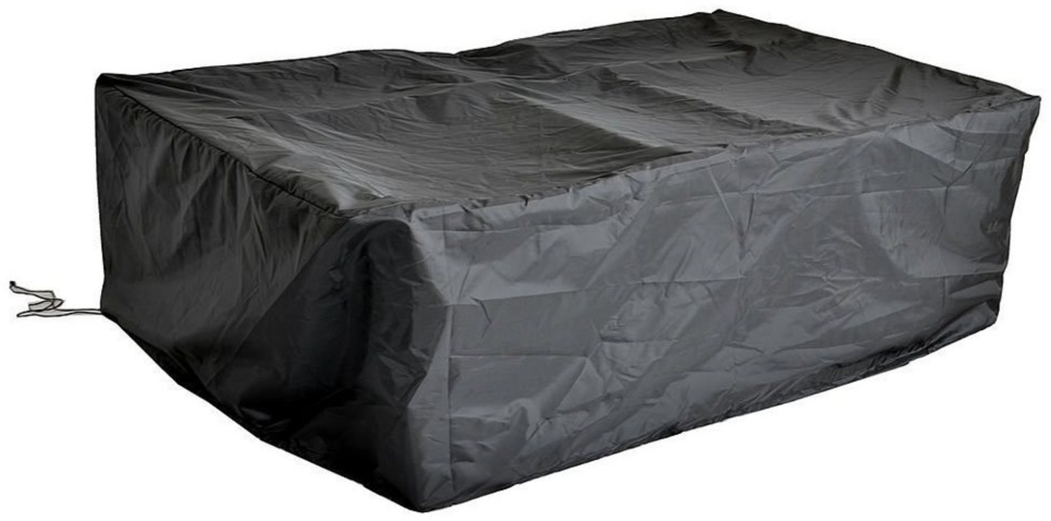 Melko Gartenmöbel-Schutzhülle Schutzhülle Abdeckung Abdeckplane Schwarz 132x132CM für Gartenmöbel (Stück), ca. 132 x 132 x 80 cm (L x B x H) Bild 1