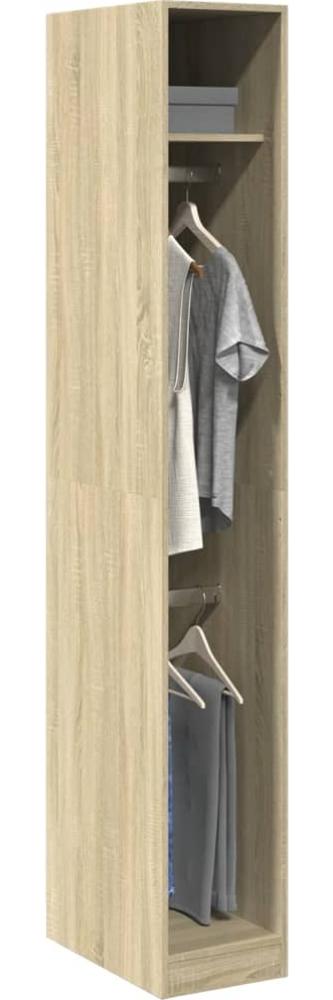 vidaXL Kleiderschrank Sonoma-Eiche 30x50x200 cm Holzwerkstoff 3307776 Bild 1