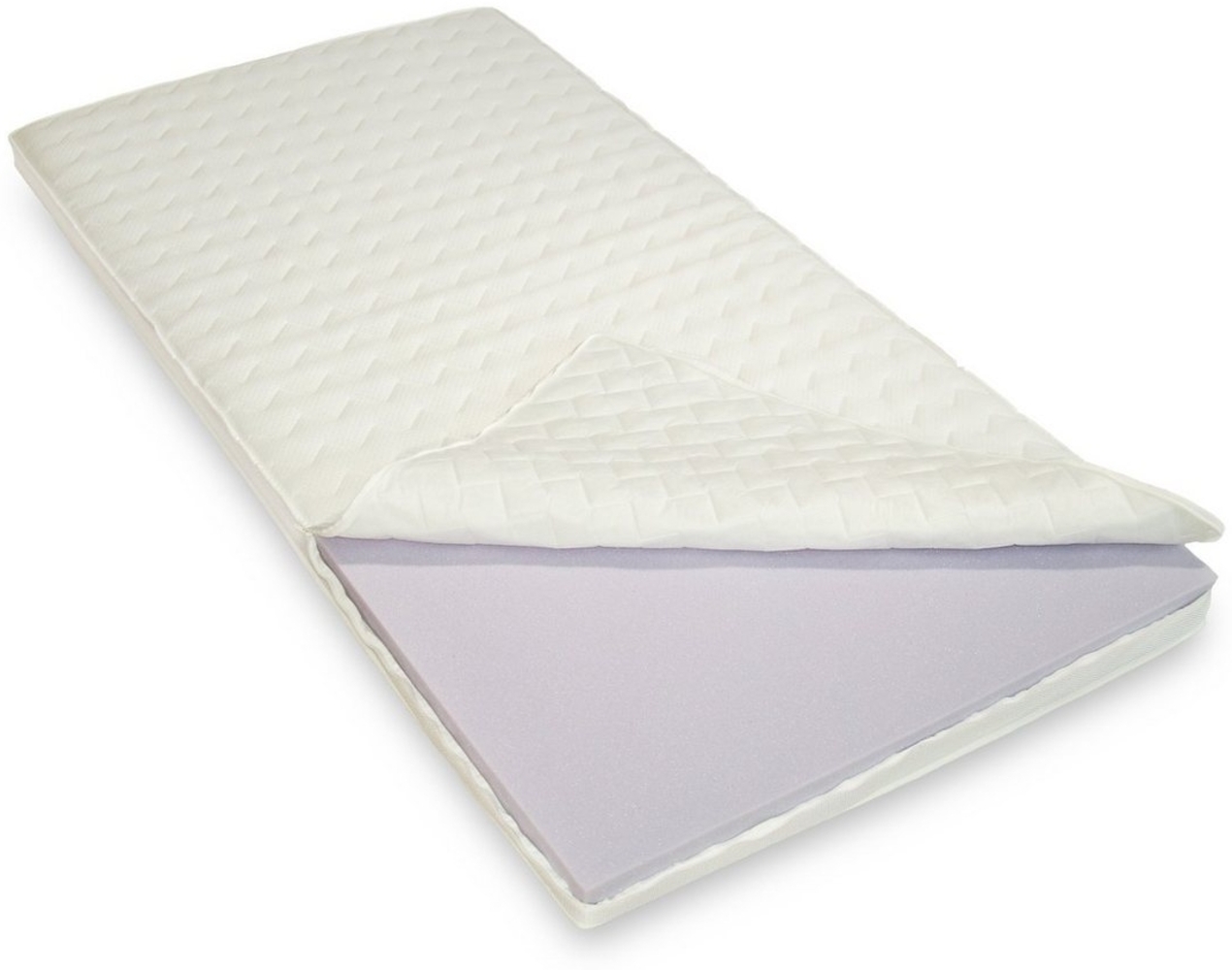 Betten Traumland, Topper Bodyprime Plus Gel-Schaum Topper Matratzenauflage Memory Foam, 8 cm hoch, Gelschaum, die Feinpolsterung für zu feste Matratzen, RG 50 Bild 1