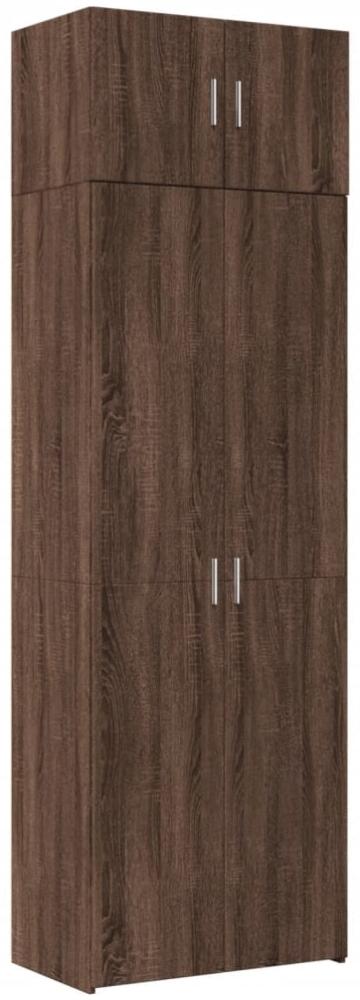 vidaXL Hochschrank Eichen-Optik 70x42,5x225 cm Holzwerkstoff 3281335 Bild 1