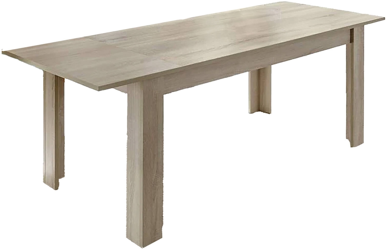 Dmora Ausziehbarer Tisch Takumi, Küchenkonsole, Esstisch mit Verlängerung, Ausziehbares Küchenregal, Made in Italy, 137x90 h79 cm, Eiche Bild 1