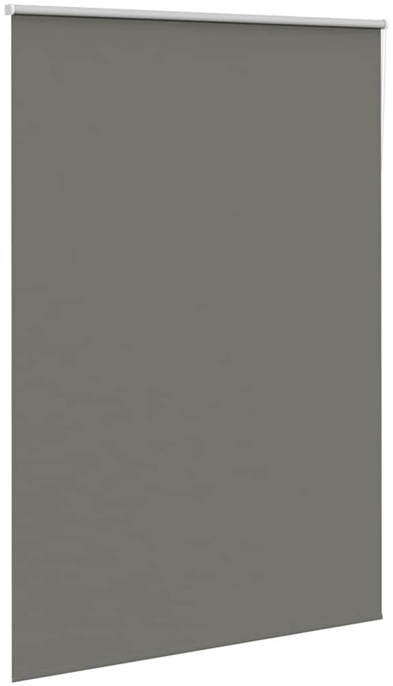 vidaXL Verdunkelungsrollo Grau 150x210cm Stoffbreite 146,6cm Polyester 4011190 Bild 1