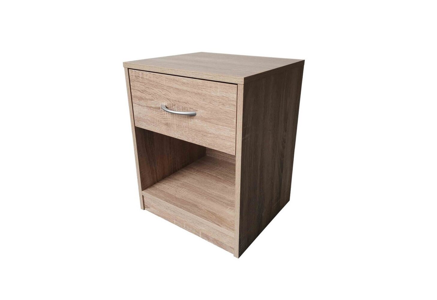 HTI-Living Nachtschrank Nachtschrank mit 1 Schublade Nina Sonoma (Stück, 1-St, 1 Nachtschrank) Nachttisch Nachtkommode Nachtkonsole Bild 1