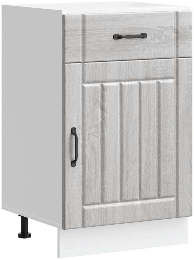 vidaXL Küchen-Unterschrank Lucca Grau Sonoma Holzwerkstoff 853723 Bild 1