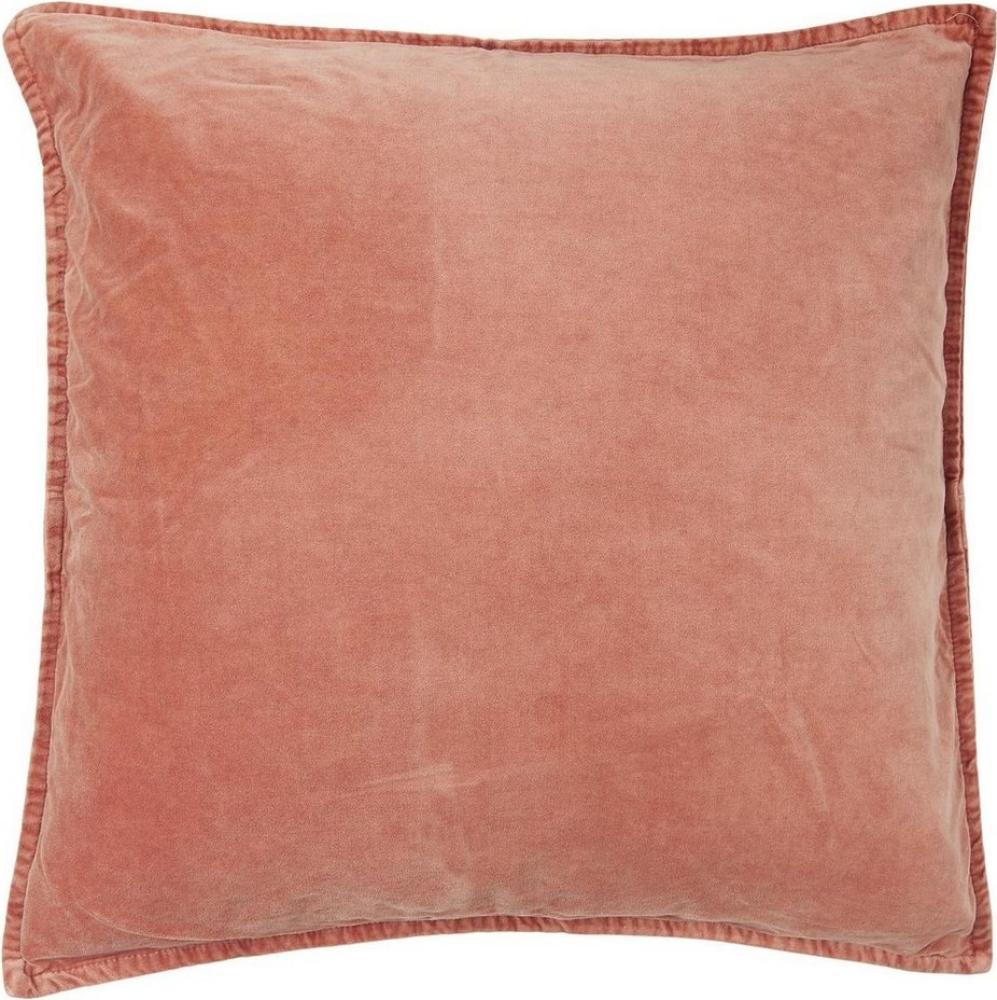 Kissenbezug Kissenhülle Samt Velour Desert Rose Rot 52x52cm Ib Laursen 6230-64 Bild 1