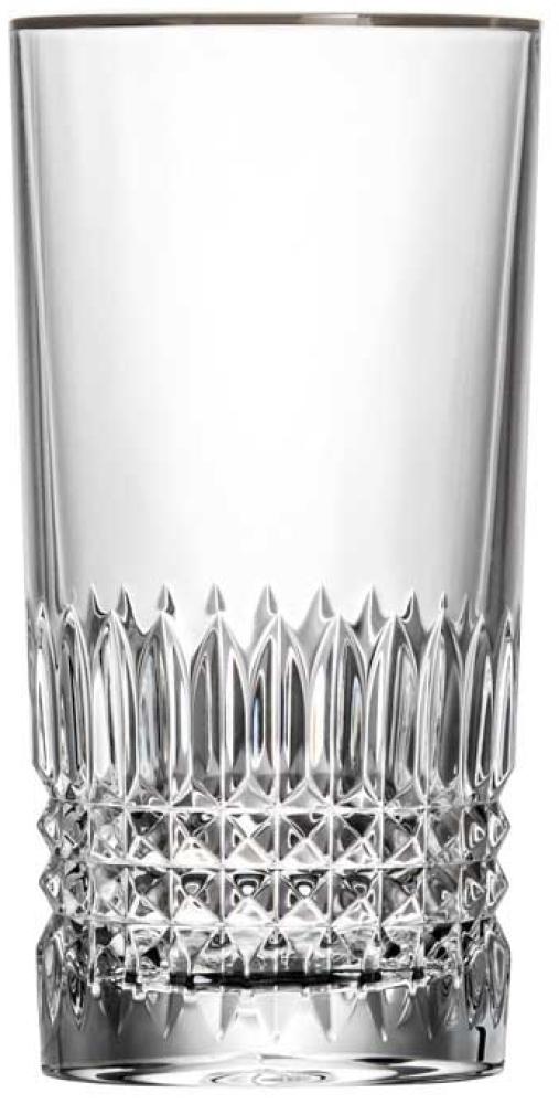 Longdrinkglas Kristall Empire Platin (14 cm) Bild 1