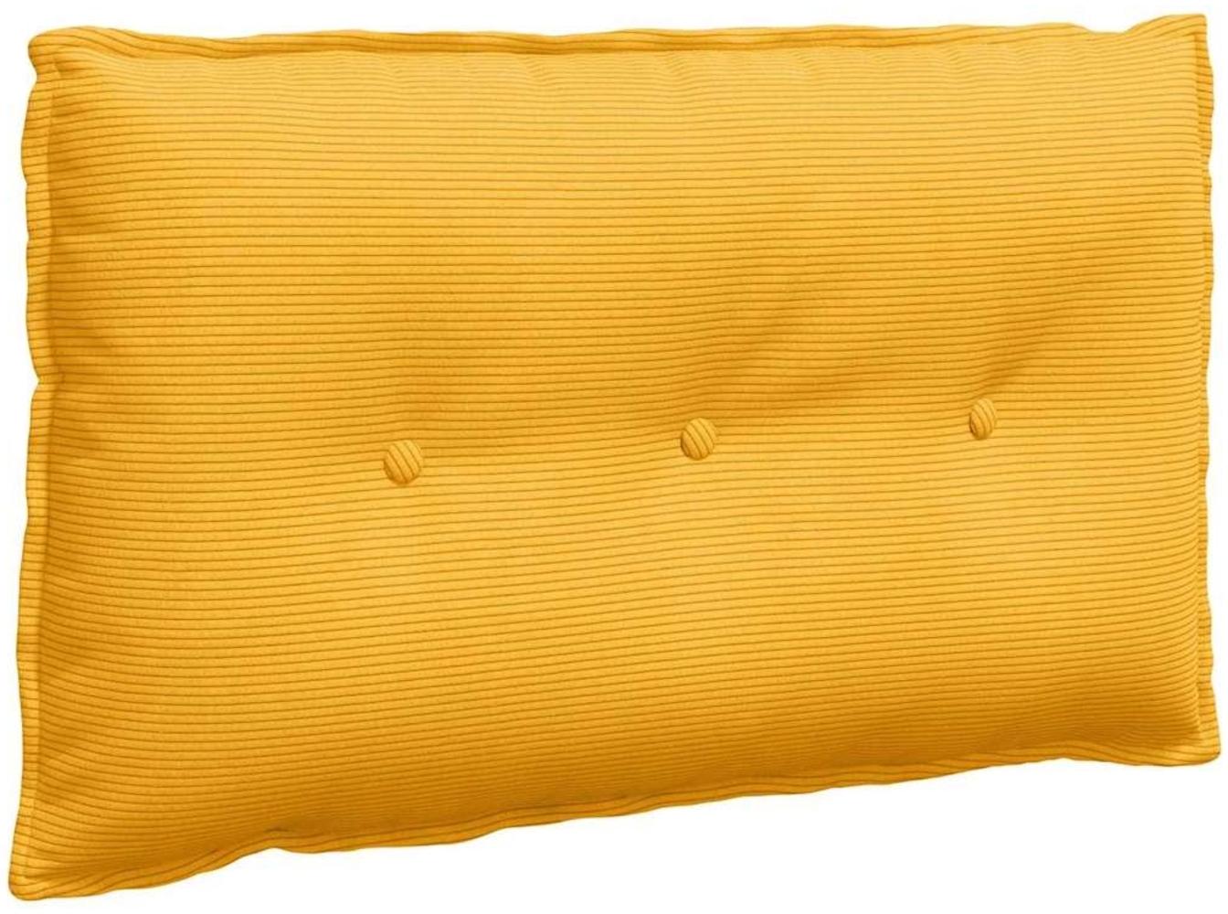 vidaXL Rückenkissen Helles Gelb 80 x 50 cm Cordstoff 42014742 Bild 1