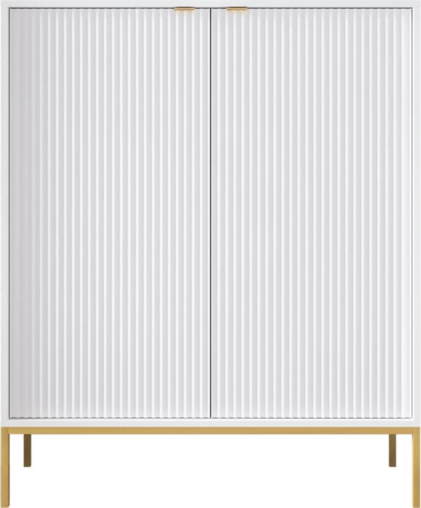 Highboard Sivone Gold K104 (Farbe: Weiß) Bild 1