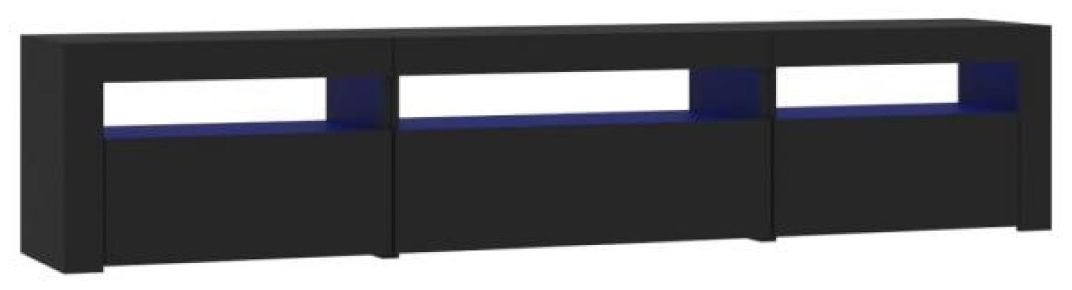 TV-Schrank mit LED-Leuchten Schwarz [3152739] Bild 1