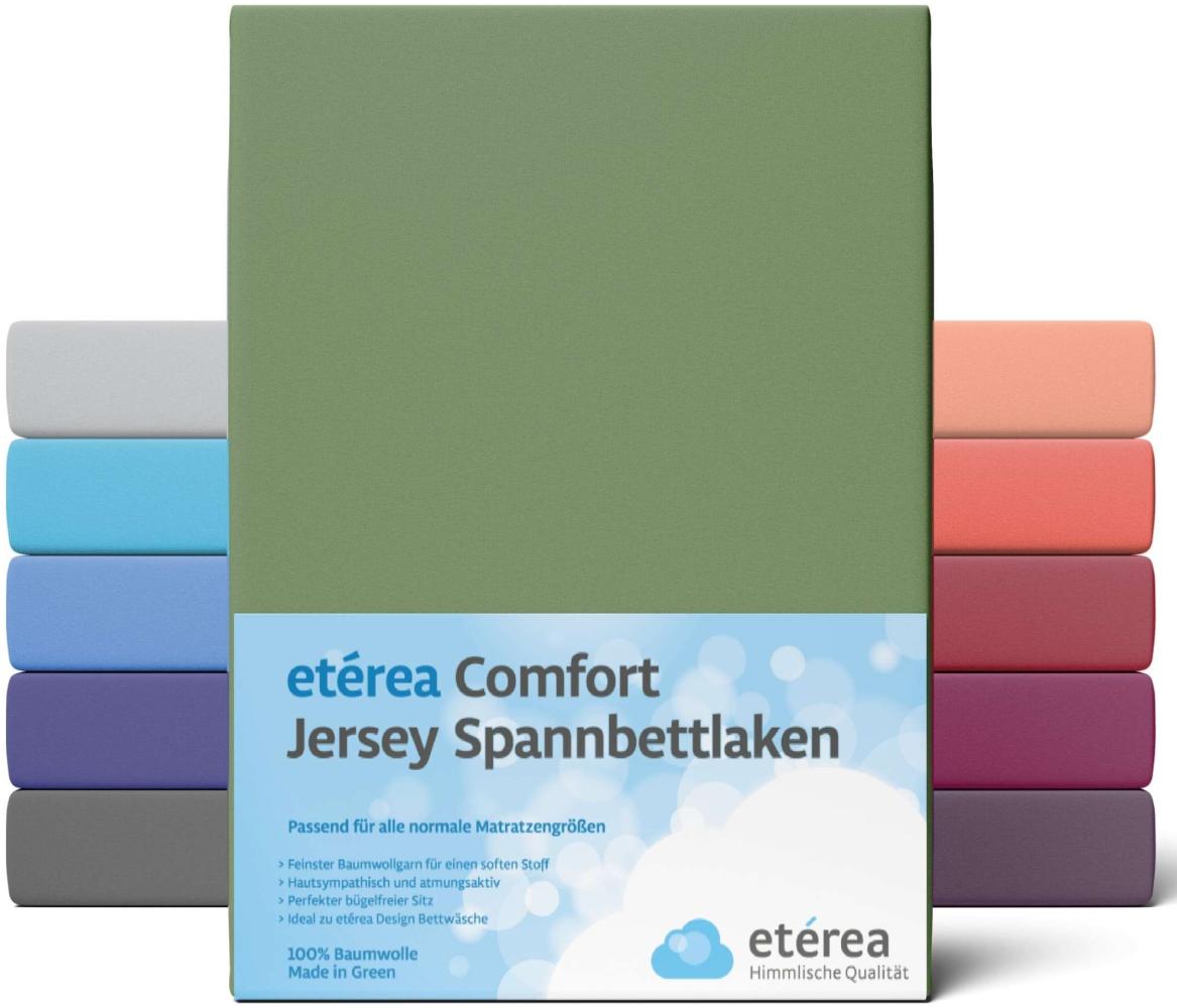 etérea Comfort Jersey Spannbettlaken Kaktus 80x160 cm - 80x180 cm Bild 1