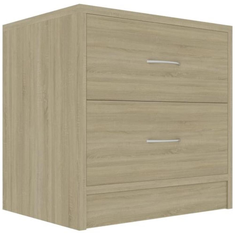 vidaXL Nachttisch Sonoma-Eiche 40 x 30 x 40 cm Spanplatte [801041] Bild 1