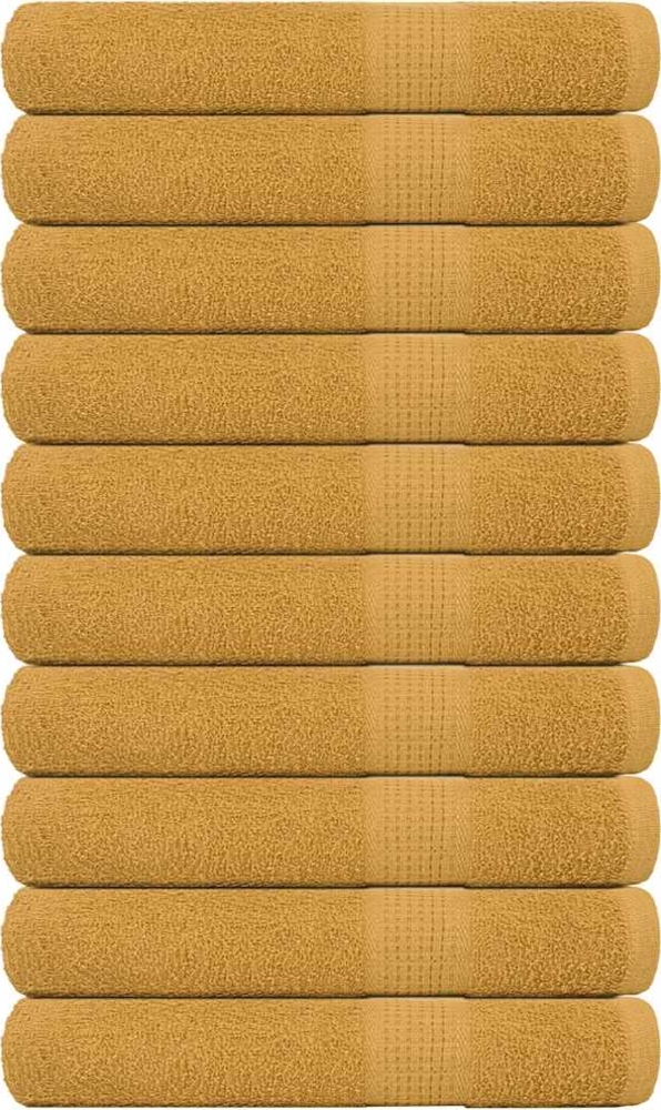 Saunatücher 10 Stk. Golden 80x200 cm 360 g/m² 100% Baumwolle 136817 Bild 1