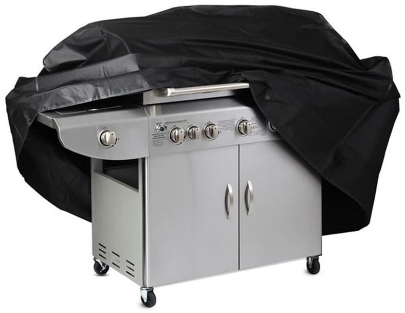 Clanmacy Grill-Schutzhülle für BBQ 145 x 61 x 117 cm 210D Oxford-Gewebe Anti-UV, Wasserdicht Bild 1