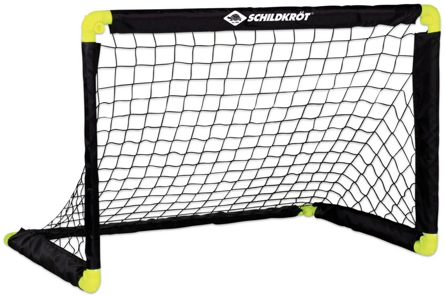 Schildkröt Fußballtor, faltbar, Kunststoff schwarz, 90 x 60 x 60 cm Bild 1