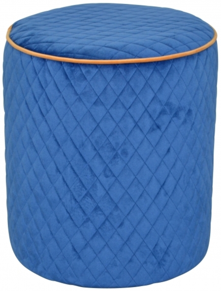 Sitzhocker/-pouf "Anika" blau Bild 1