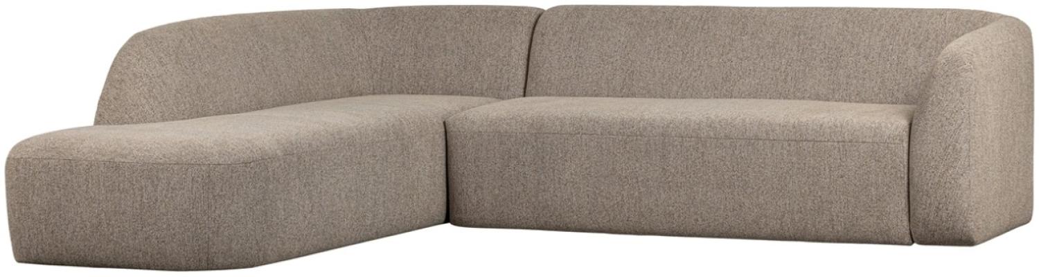 Ecksofa Sloping Links - Chenille - Natur Bild 1