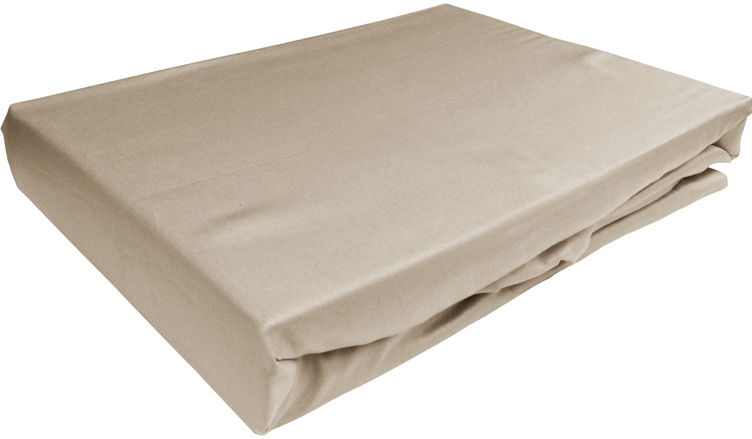 TENCEL™ Lyocell Spannbettlaken beige 180x200cm Höhe 21-30cm Bild 1