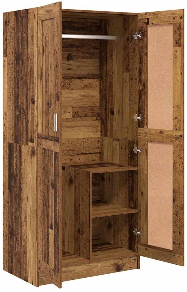 vidaXL Kleiderschrank Altholz 82,5 x 51,5 x 180 cm Holzwerkstoff 875161 Bild 1
