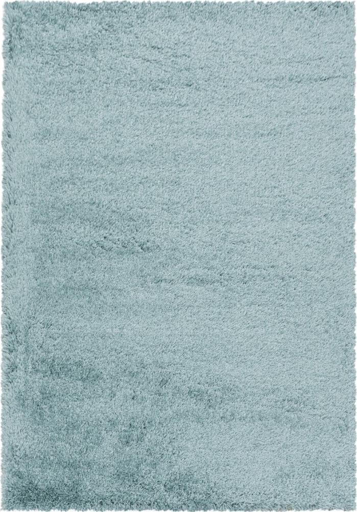 Hochflor Teppich Francesca rechteckig - 240x340 cm - Blau Bild 1