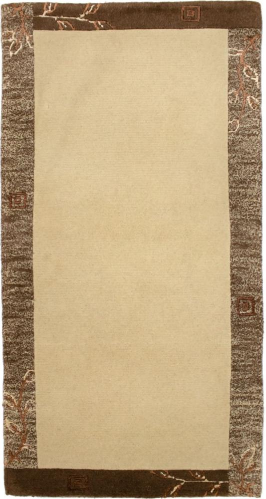 Morgenland Nepal Teppich - 140 x 70 cm - Beige Bild 1