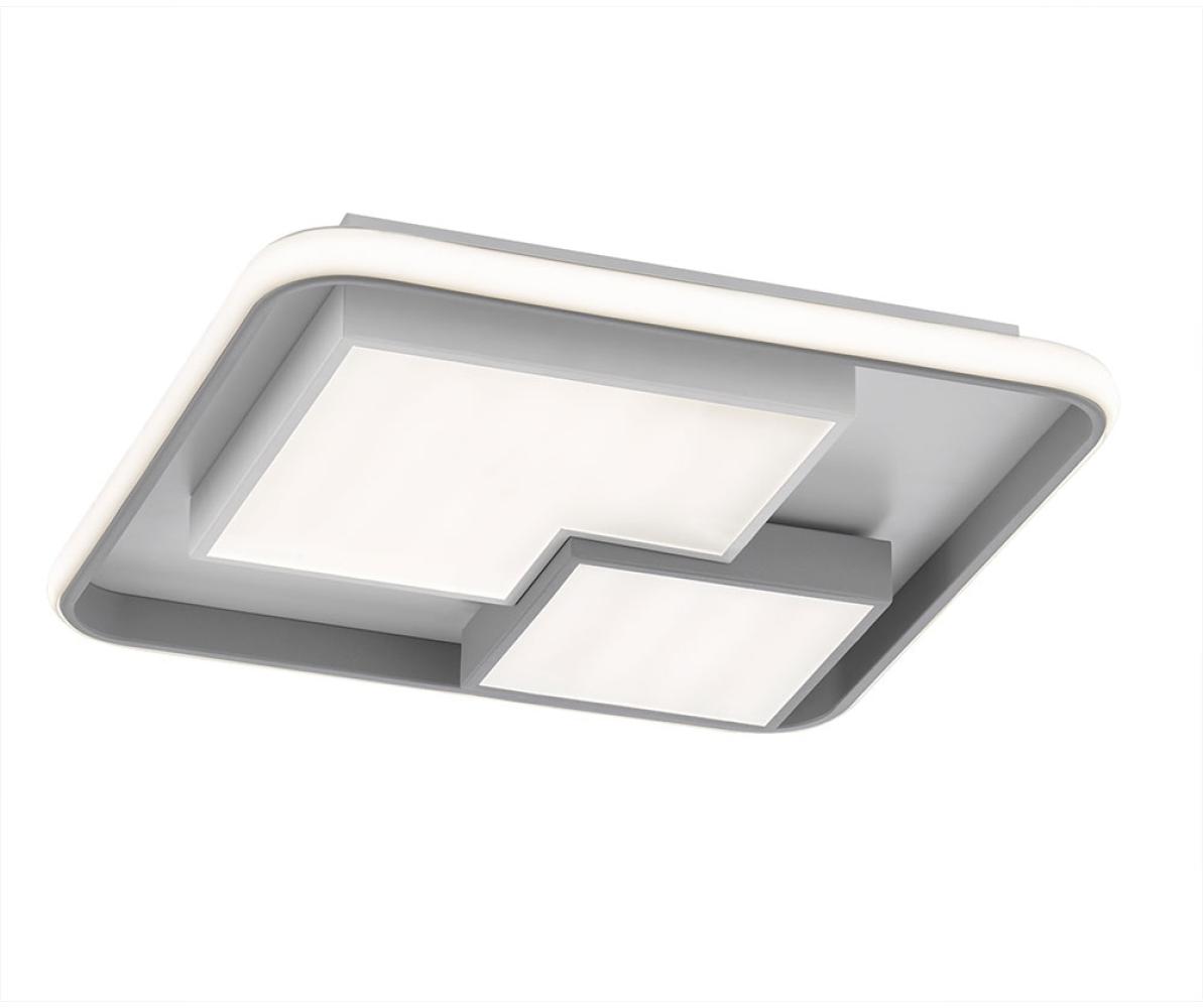 LED Deckenleuchte, grau weiß, 3 Stufen Dimmer, L 50 cm Bild 1