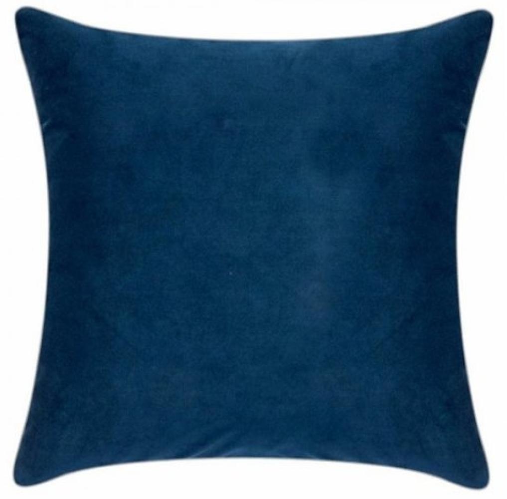 pad Kissenhülle Samt Elegance Marine Blau (40x40cm) 10127-K80-4040 Bild 1