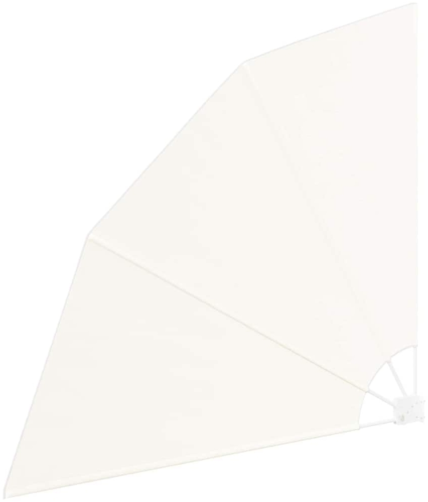 vidaXL Balkon Sichtschutz Creme 160 x 160 cm Stoff 42000945 Bild 1
