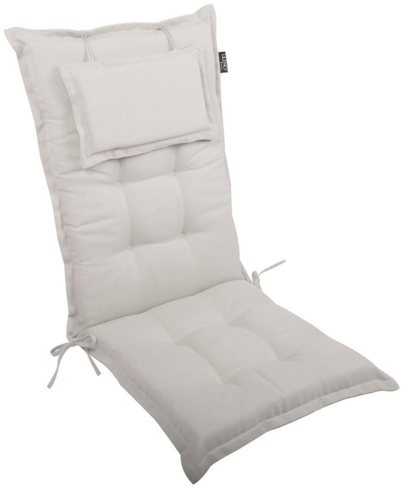 LILENO HOME Hochlehnerauflage Gartenstuhl Auflage, bequeme Sitzauflage für Gartenmöbel, Stuhlkissen, (1 St, 1er Set), Polsterauflage Natur Y, Sitzpolster für Klappstühle Bild 1