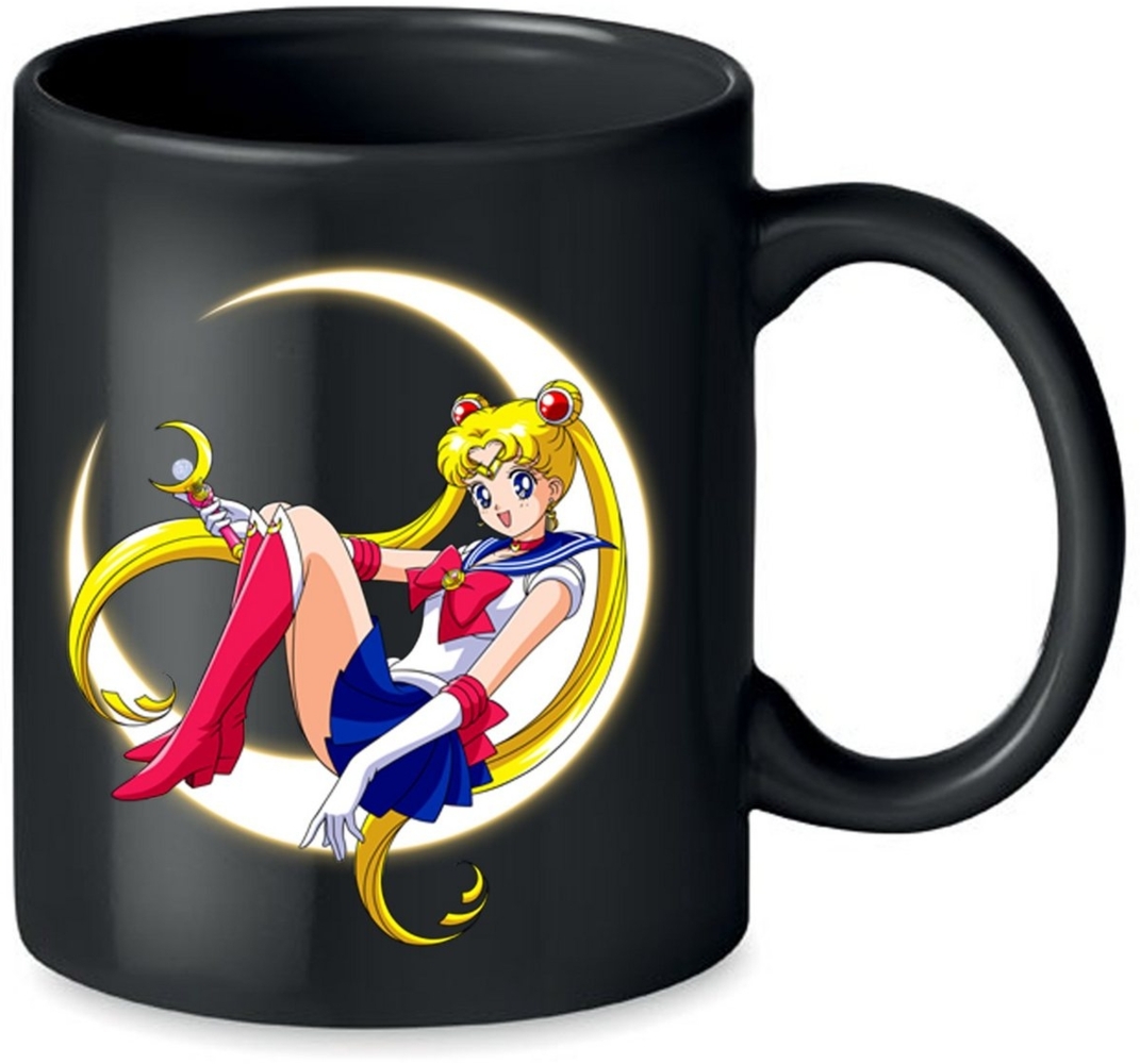 Blondie & Brownie Tasse Fun Comic Sailor Moon Anime Manga, Keramik Bild 1