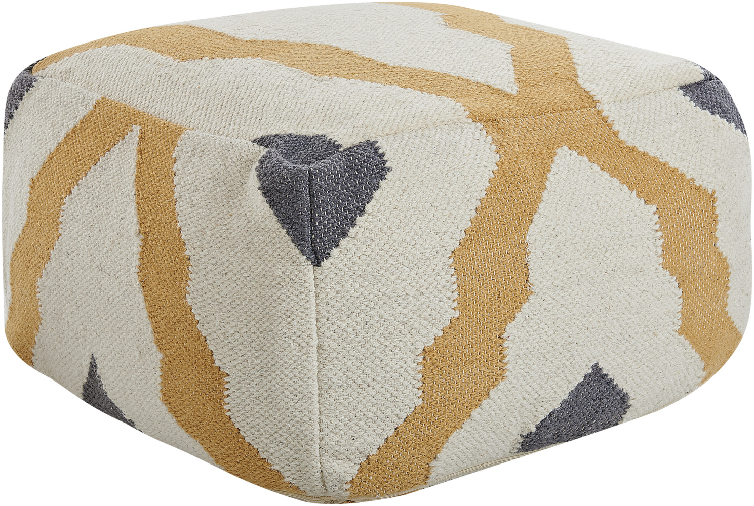 Pouf ZEUGMA Beige 56 cm 56 cm Bild 1