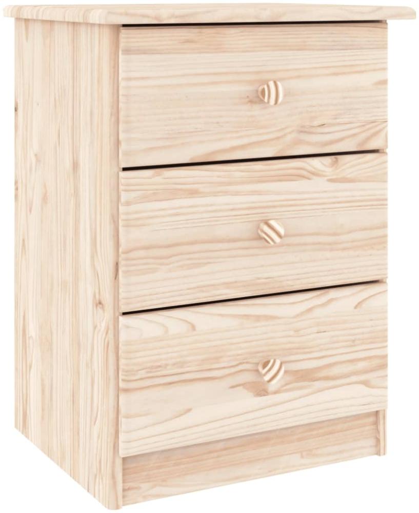 vidaXL Nachttisch ALTA Natur 41x35x55,5 cm Massivholz Kiefer 353917 Bild 1