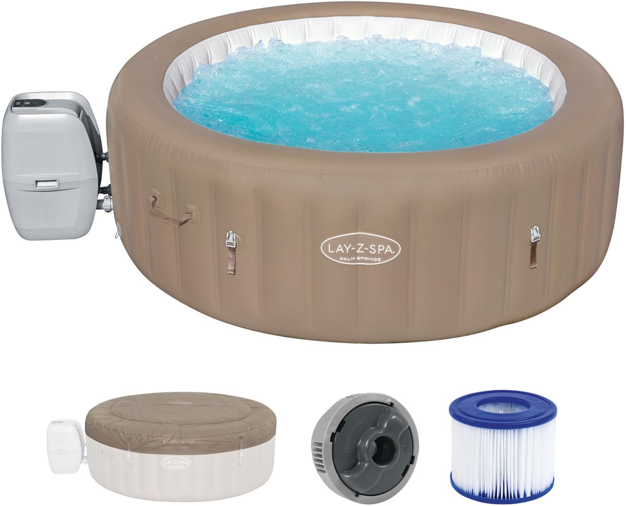 LAY-Z-SPA® Whirlpool Palm Springs AirJet™ Ø 196 x 71 cm, rund Bild 1