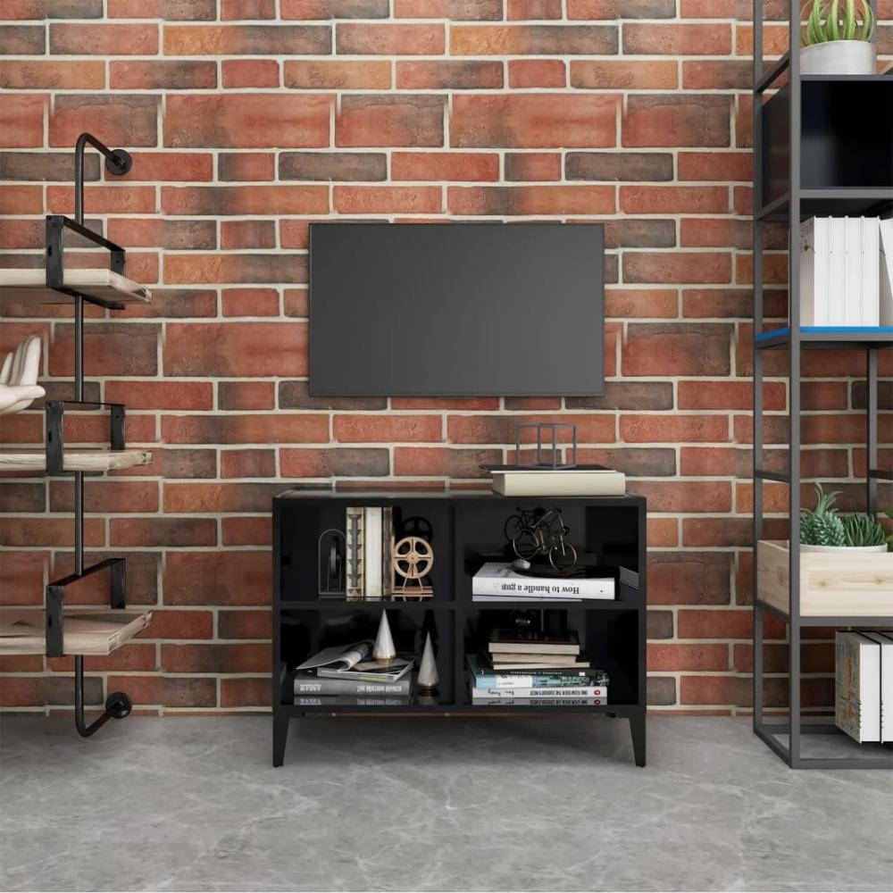 Sideboard >3009520< (LxBxH: 69,5 x 30 x 50 cm) in Hochglanz-Schwarz Bild 1