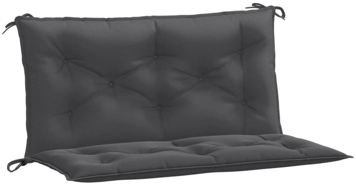vidaXL Gartenbank-Auflagen 2 Stk. Melange Anthrazit 100x50x7 cm Stoff 4002585 Bild 1