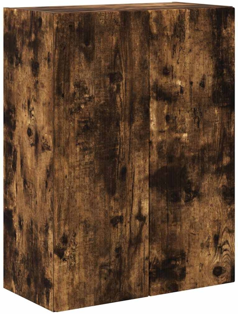 vidaXL TV-Wandschrank Wandmontiert Geräucherte Eiche 59,5 x 31 x 80 cm 892364 Bild 1