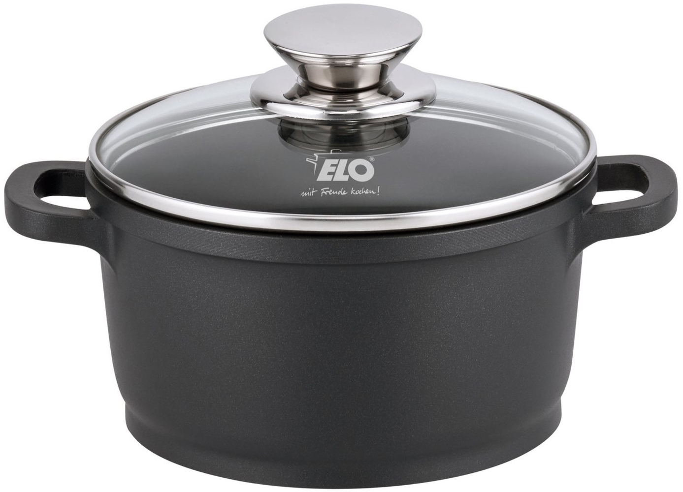 Elo Kochtopf ELO Kochtopf ALUCAST D 16 cm grau Topf Universaltopf Suppentopf Bild 1