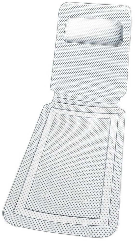 WENKO KOMFORT Badewanneneinlage 125 x 36 cm, Weiß Bild 1