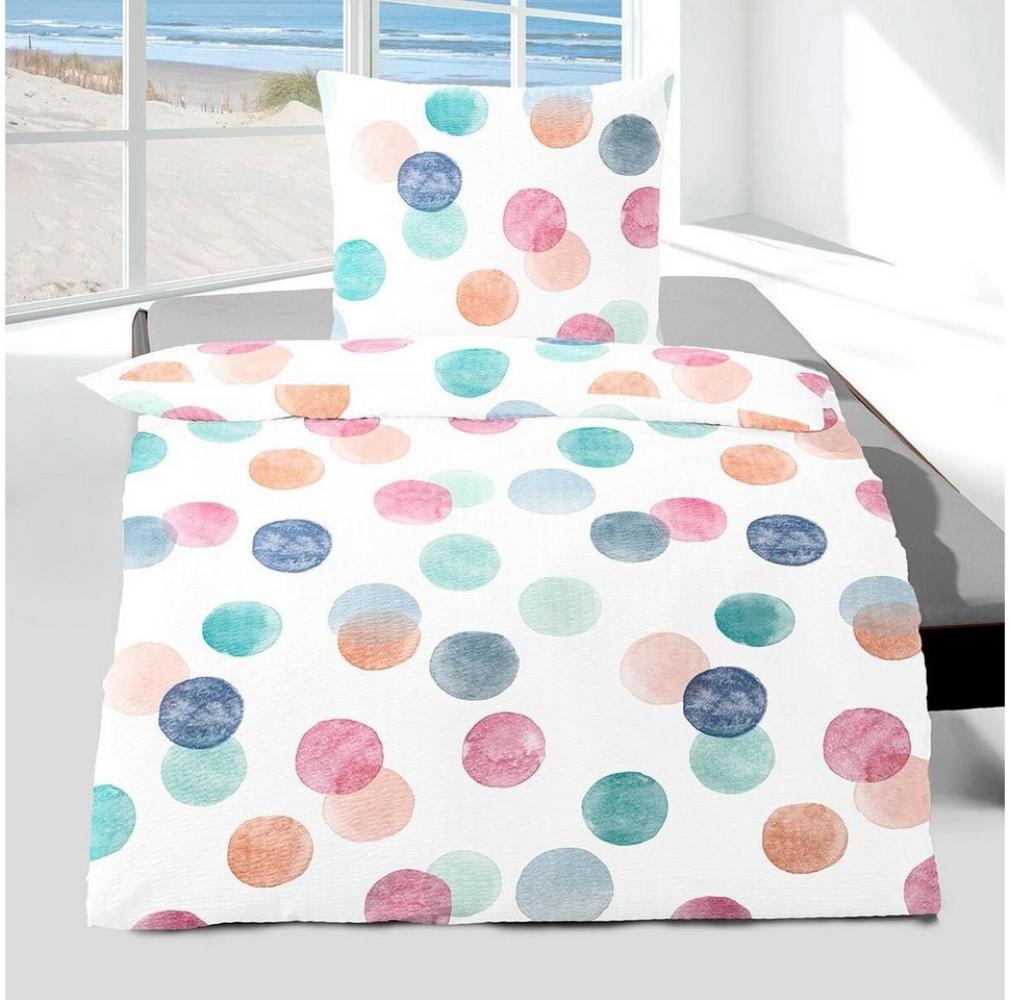 TRAUMSCHLAF Bettwäsche Bubbles, Seersucker, 2 teilig, bügelfreie Seersucker Qualität Bild 1