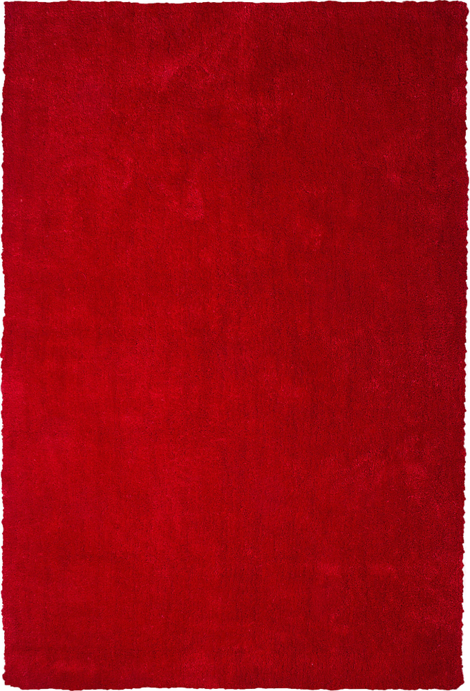 Teppich rot 160 x 230 cm Shaggy DEMRE Bild 1