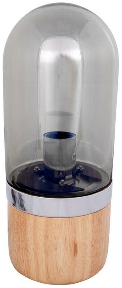 Tischlampe Malbi 525 Grau / Holz Bild 1