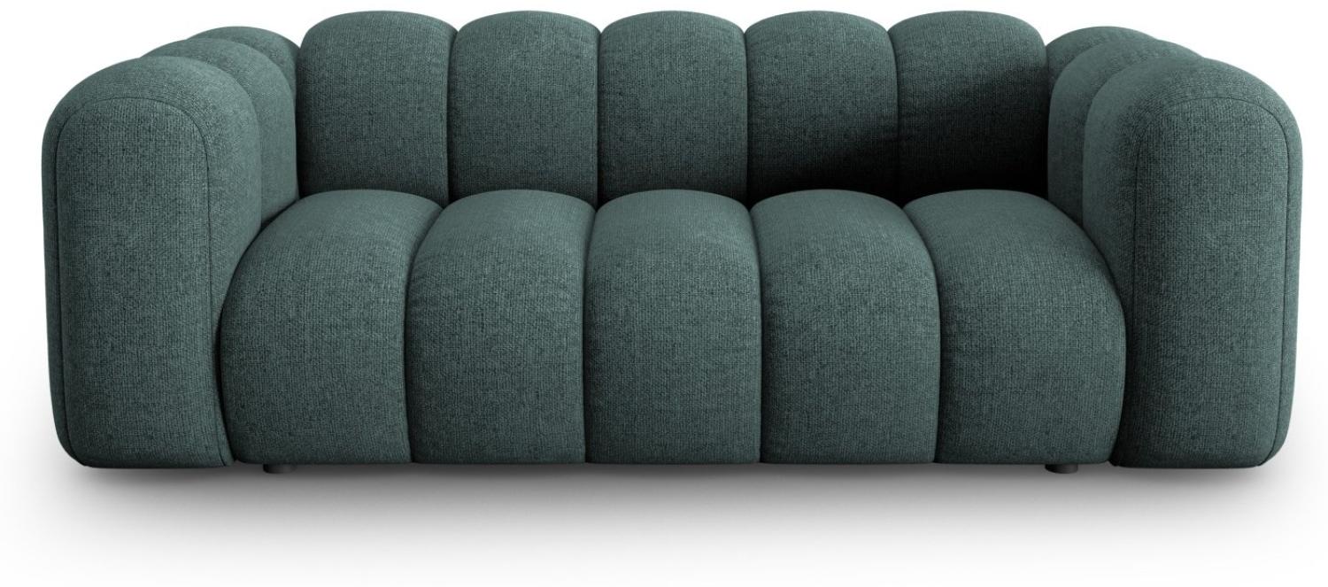 Micadoni Sofa Lupine 2-Sitzer Chenille Petrol Bild 1