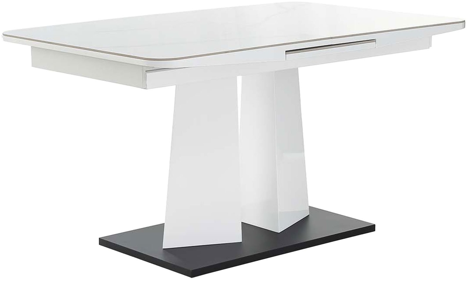 Ausziehtisch Gabi / Gotland, Weiß, 140 x 76 x 90 cm Bild 1