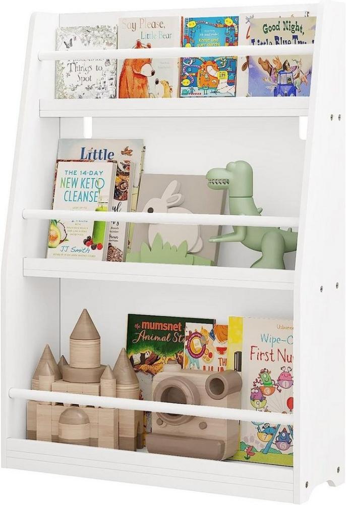 EUGAD Kinderregal, 1-tlg, Kinderbücherregal mit 3 offenen Fächern aus MDF Bild 1