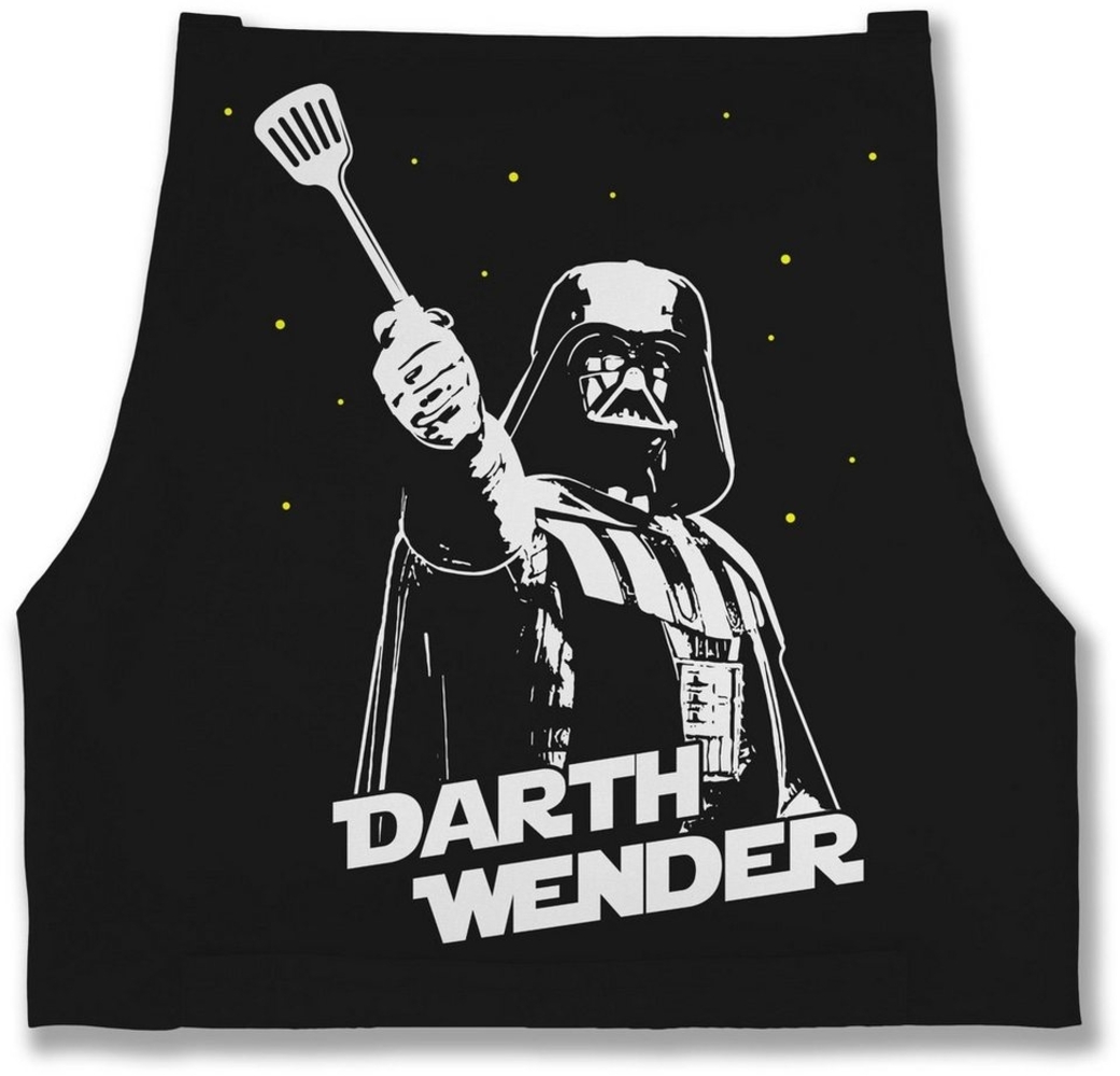 Shirtracer Kochschürze Darth Wender I Lustige Geschenke Männer Vatertag I Weihnachten, (1-tlg), Grillschürze Bild 1