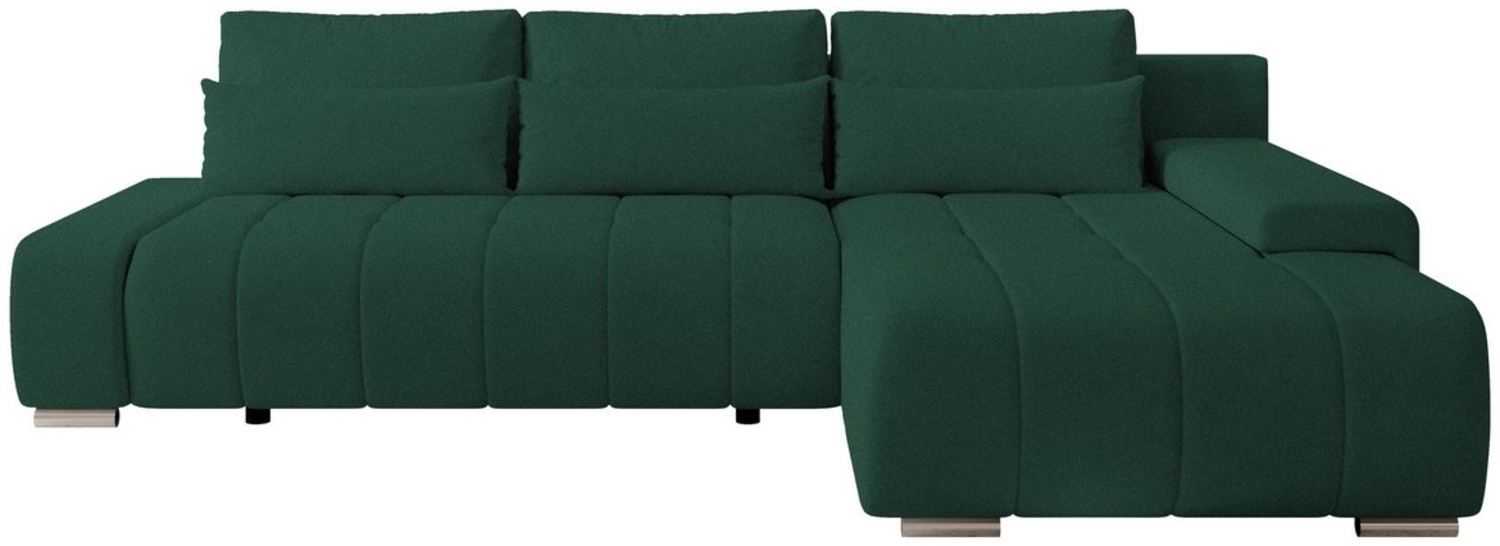 storez24 Ecksofa Bloom, mit Bettkasten und Schlaffunktion, Cordstoff, L-Form, bequem Bild 1